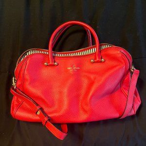 Kate Spade Red Two Handled Handbag